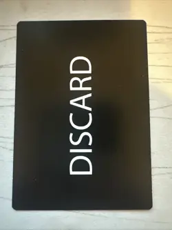 Mtg Magic Filler Misprint Error Discard Card - Image 1