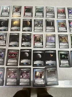 Star Trek CCG 72-Card Rare Card Lot Lightly-Played - Image 3