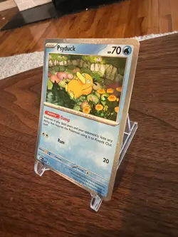 TRACKED & INSURED Psyduck 007 MEP Mega Evolution Black Star Promo Card Cosmos - Image 3