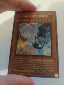 YUGIOH GLOSSY AND WAVY RP02-EN095 LIGHT AND DARKNESS DRAGON-SECRET RARE-2009-ORI - Image 3
