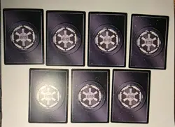 Star Wars CCG Rare Card Lot Factory Error Cards - Image 2