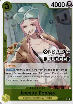 Jewelry Bonney (Judge Pack Vol. 7) UC One Piece Promotion Cards OP10-107 - Image 1