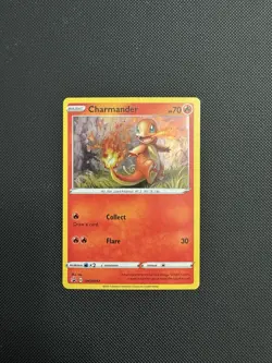 Charmander SWSH092 SWSH: Sword & Shield Promo Cards Cosmo Holo Swirl - Image 1