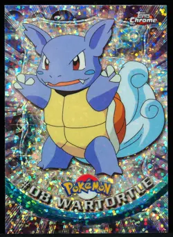 Wartortle #08 NM- Sparkle Topps Chrome Card - Image 1