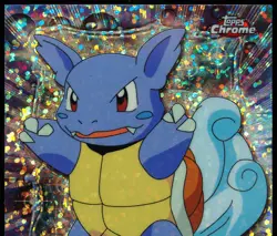 Wartortle #08 NM- Sparkle Topps Chrome Card - Image 4
