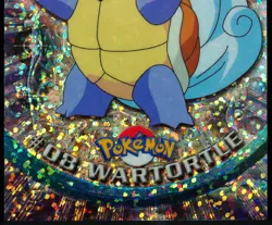 Wartortle #08 NM- Sparkle Topps Chrome Card - Image 5