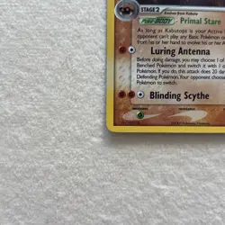 2007 Pokemon TCG Kabutops 10/108 Power Keepers Holo Rare Card - Image 3