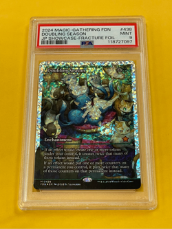 2024 Magic The Gathering MTG Doubling Season Fracture Foil #438 PSA 9 - Image 1
