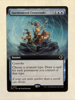 Harmonized Crescendo (Extended Art) Lorwyn Eclipsed Regular - Image 1