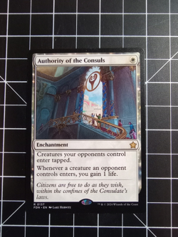 Magic the Gathering Foundations Authority of the Consuls Regular #137 - Image 1