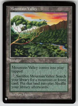 Mountain Valley Uncommon The List Reprints MTG Near Mint 2020 - Image 1