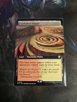 Turbulent Steppe (Extended Art) Commander: Secrets of Strixhaven Regular - Image 1