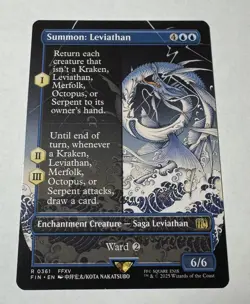 Summon: Leviathan (Borderless) 361 Rare FINAL FANTASY Magic: The Gathering NM - Image 1