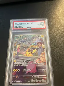 Pokemon Pikachu TCG Card 173/165 SV Scarlet & Violet 151 PSA 10 Japanese - Image 2
