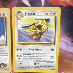 Pokemon TCG Gym Challenge/Legendary Collection 2 Card Lot - Koga's Pidgey, Pidg… - Image 2