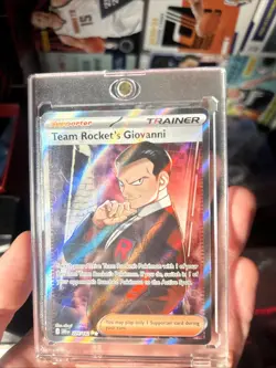 Pokemon TCG Team Rocket's Giovanni 225/182! NM Condition! Destined Rivals - Image 1