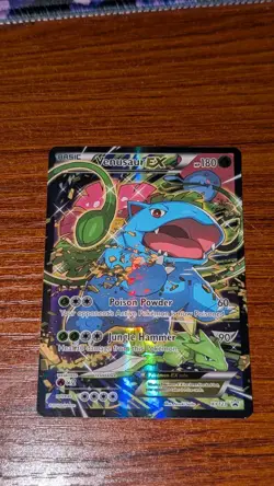 The Pokemon Company Venusaur EX Promo Full Art XY123 XY Holo 180 HP English - Image 1