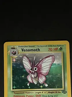 The Pokemon Company Venomoth Jungle Holo Rare 13/64 1999 HP70 Stage 1 near mint - Image 4
