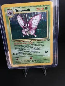 The Pokemon Company Venomoth Jungle Holo Rare 13/64 1999 HP70 Stage 1 near mint - Image 5