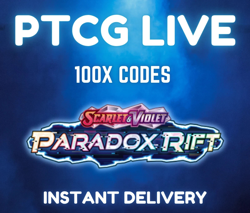 100 Paradox Rift Codes online Pokemon TCG Live Pack Instant delivery - Image 1