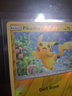 Pokemon TCG Pikachu 19/68 Hidden Fates Reverse Holo (NM) - Image 2
