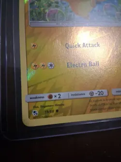 Pokemon TCG Pikachu 19/68 Hidden Fates Reverse Holo (NM) - Image 3