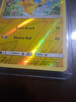 Pokemon TCG Pikachu 19/68 Hidden Fates Reverse Holo (NM) - Image 4