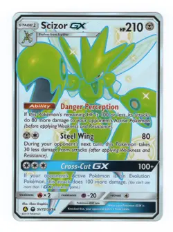 Pokemon Scizor GX SV72/SV94 Sun & Moon Hidden Fates Shiny Vault Near Mint - Image 1
