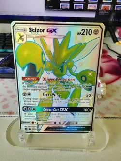 Pokemon Scizor GX SV72/SV94 Sun & Moon Hidden Fates Shiny Vault Near Mint - Image 3