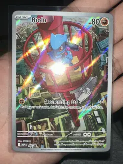 2025 Pokemon MEP Black Star Promos Riolu #010 - Image 1