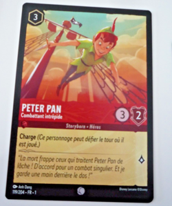 LORCANA TRADING CARD GAME DISNEY CHAPITRE 1 PETER PAN 119/204 FR NM - Image 1