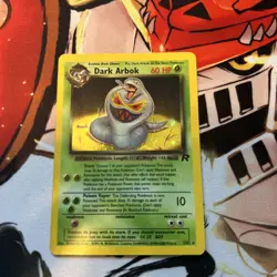Dark Arbok 2/82 Team Rocket Rare Holo Card Pokemon TCG LP - Image 2