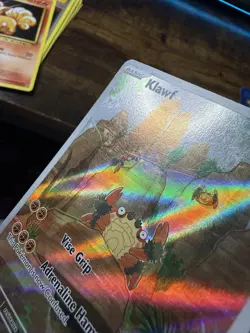 Pokemon TCG Klawf SV01 217/198 Illustration Rare Holo MP - Image 2