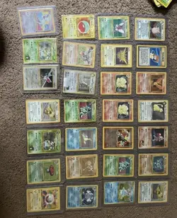 Pokemon Card Vintage Lot of 40: Holo, First Edition, Shadowless + More! - Image 1