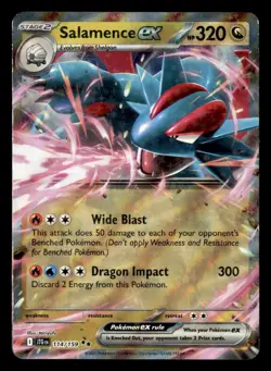 Salamence ex 114/159 Double Rare Journey Together Pokemon Holo Near Mint - Image 1