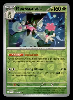 Meowscarada 018/159 Rare Journey Together Pokemon Reverse Holo Near Mint - Image 1