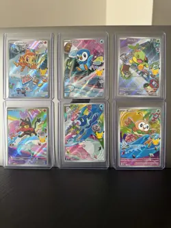 Pokemon First Partner Illustration Sinnoh And Alola Complete Set Of 6 Promos NM - Image 1