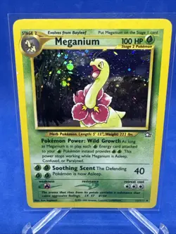 Meganium 11/111 Pokemon TCG: 2000 Neo Genesis Unlimited Holo - Image 1
