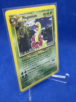 Meganium 11/111 Pokemon TCG: 2000 Neo Genesis Unlimited Holo - Image 2