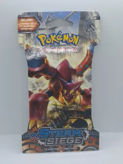 Pokemon XY Steam Siege Sleeved Booster Pack New Factory Sealed Volcanion Artwork - Image 2