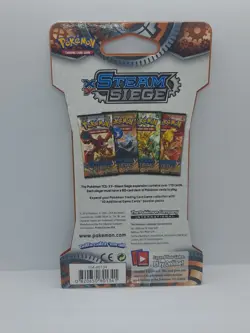 Pokemon XY Steam Siege Sleeved Booster Pack New Factory Sealed Volcanion Artwork - Image 4