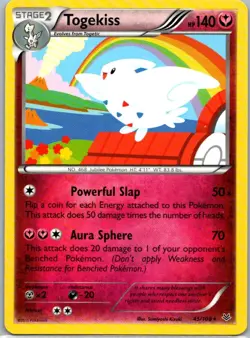 Pokemon TCG Togekiss 45/108 Roaring Skies NM - Image 1