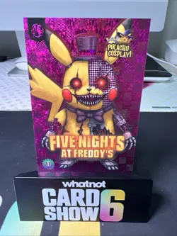 Five Nights At Freddy's #E1 - Purple Holo Box Hit - Pikachu Cosplay Pokemon - Image 1