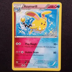 Azumarill 77/114 Uncommon Steam Siege Pokemon Lightly Played - Image 1