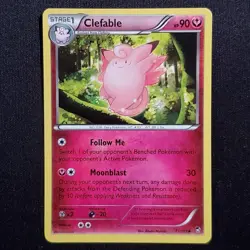 Clefable 71/111 Uncommon Furious Fists Pokemon Moderately Played - Image 1
