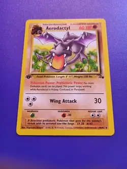 Aerodactyl 16/62 1st Edition Pokemon TCG NM-NP Non holo - Image 2