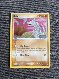 Pokemon TCG Onix EX Unseen Forces 65/115 Reverse Holo Stamped NM - Image 1