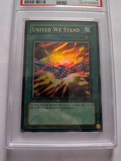 2003 YU-GI-OH! LON-LABYRINTH OF NIGHTMARE 1ST ED #049 UNITED WE STAND PSA 4 - Image 3