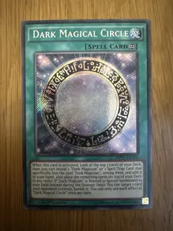 Yugioh 2x Dark Magical Circle MP17-EN100 Secret Rare 1st Edition - Image 2