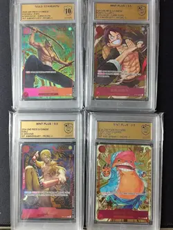 One Piece card chinese 1st anniversary - Zoro Luffy Chopper Sanji - Image 1
